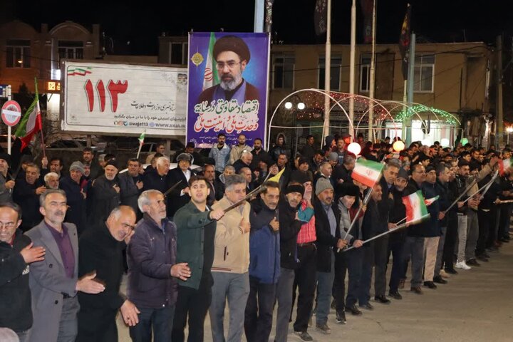 تصاویر/ تداوم حضور همیشگی، آگاهانه و منسجم مردم چالدران در حمایت از نظام اسلامی