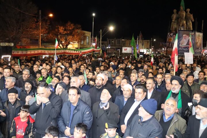تصاویر/ تداوم حضور همیشگی، آگاهانه و منسجم مردم چالدران در حمایت از نظام اسلامی