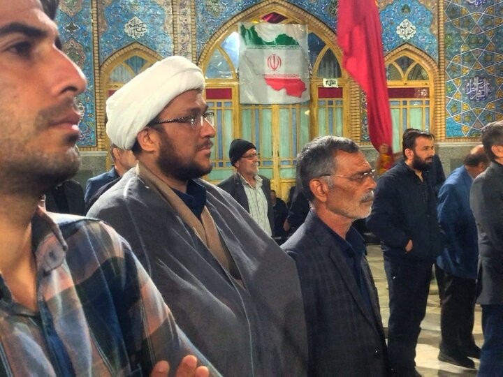 تصاویر/ حضور مدیر و معاونان حوزه علمیه منطقه کاشان در اجتماع پرشور شبانه مردم آران و بیدگل