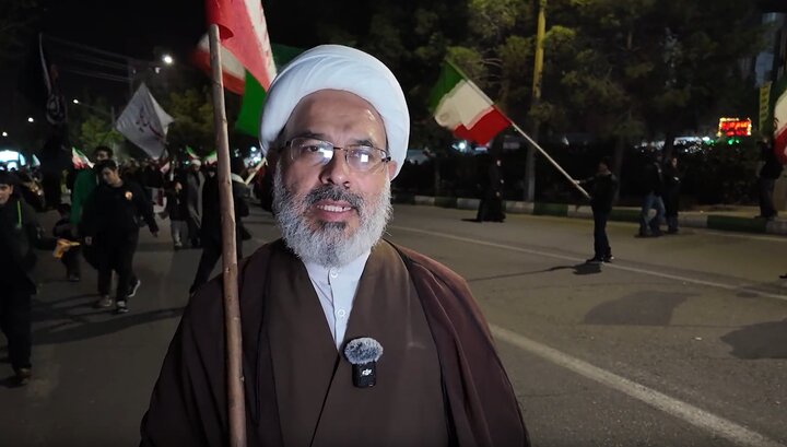 فیلم | گفت‌وگو با معاون تهذیب حوزه های علمیه در حاشیه تجمع شبانه مردم قم