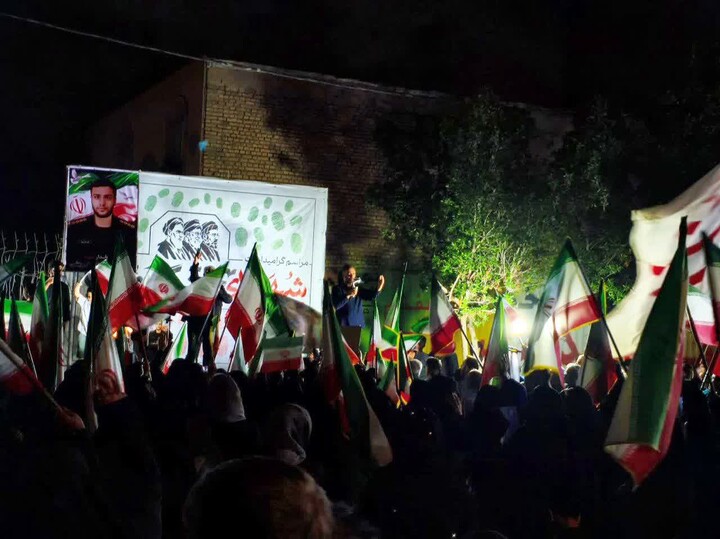 تصاویر/بزرگداشت شهید جنگ تحمیلی سوم
