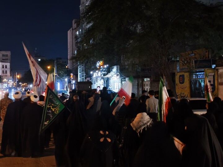 تصاویر/حضور حماسی آهای کوی باهنر اهواز