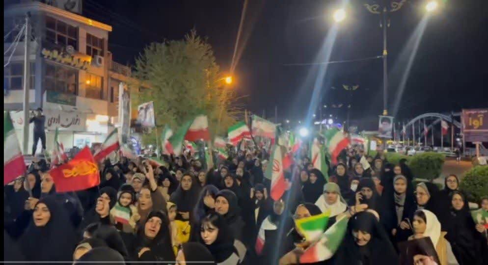 فیلم | حماسه ای دیگر از  حضور مردم شهرستان نکا