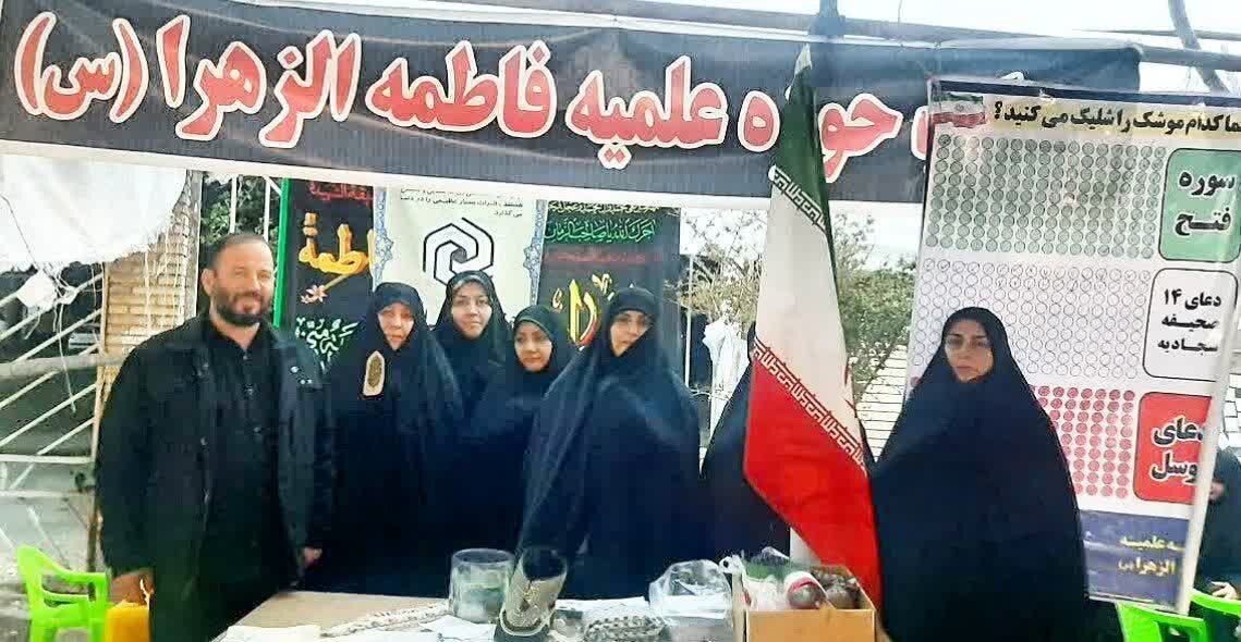فیلم| فعالیت های موکب حوزه علمیه فاطمه الزهرا(س) شهرستان ساوه