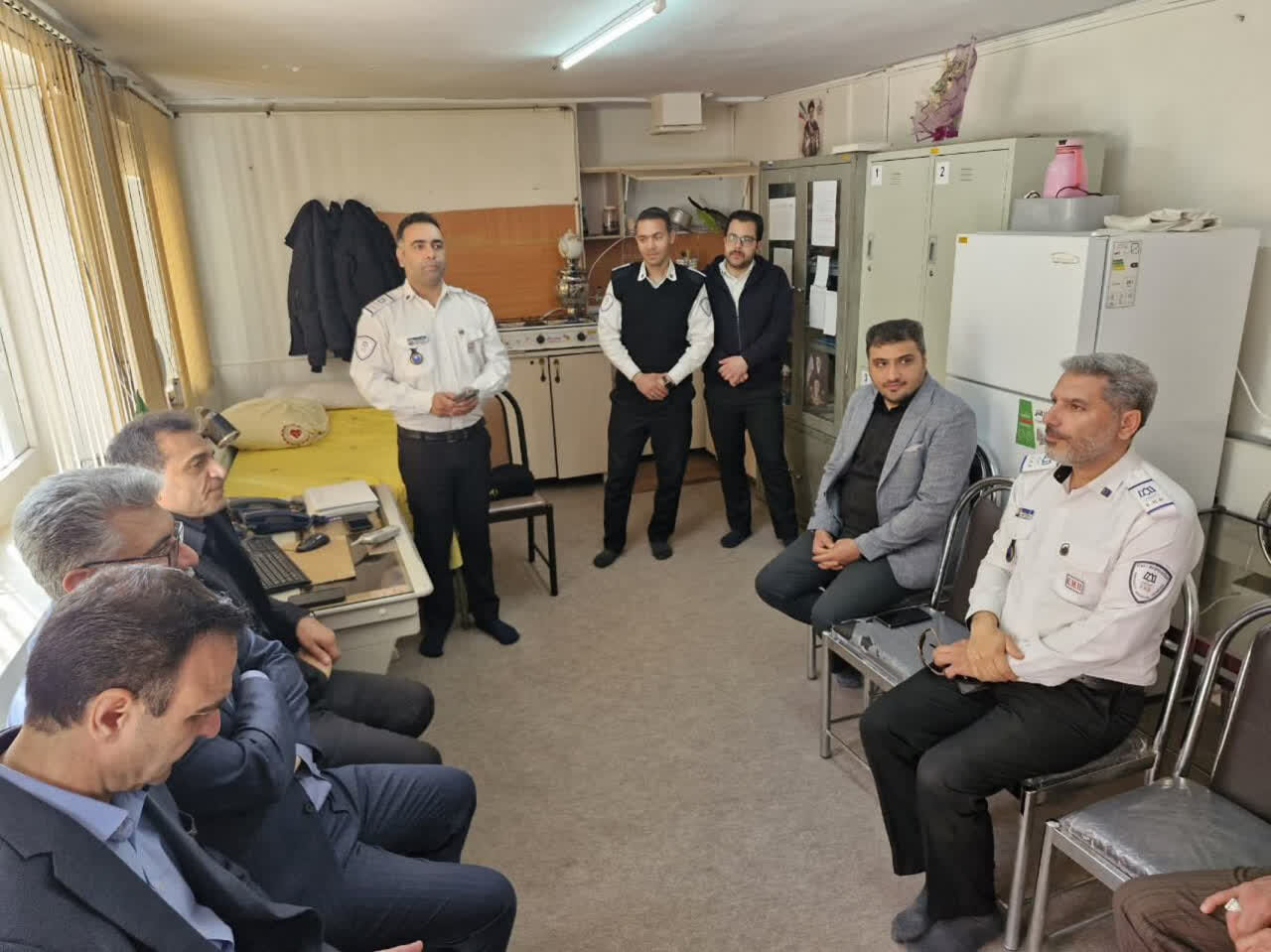 بازدید و دیدار صمیمی عباس صوفی از مراکز اورژانس همدان