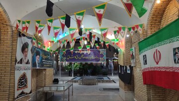 تصاویر/ برپایی موکب گروه جهادی مدرسه علمیه آیت‌الله مدنی کاشانی(ره)