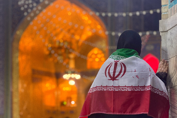 تصاویر/بارش باران بهاری در حرم مطهر رضوی