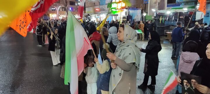 حماسه مردمی شهرستان مرزن آباد در هفدهم فروردین