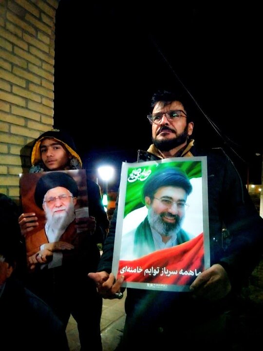 تصاویر/تجمع مردمی شهر جوشقان قالی در سی و هفتمین شب