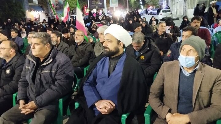 تصاویر/ کوهبنانی ها در خط مقدم حماسه خیابان در شب سی و هفتم