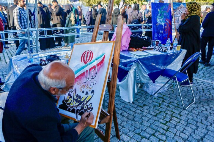 تصاویر/ مراسم چهلم کودکان شهید میناب با عنوان سین هشتم