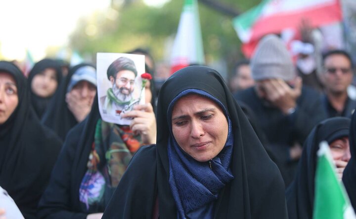 تصاویر/ چهلمین روز شهادت دانش‌آموزان میناب در تهران