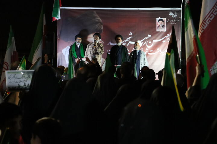 اجتماعات مردمی کوی طلاب اهواز همزمان با چهل امام شهید قائد