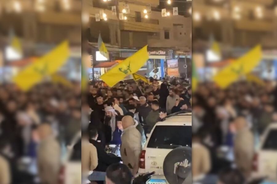 راهپیمایی‌های گسترده در اردوگاه‌های فلسطینی در شمال، در حمایت از عملیات مقاومت و ایران
