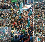 دشمن کی شکست آمیز جنگ بندی کے بعد شیعیانِ پارا چنار پاکستان کی ایران کے حق میں زبردست ریلی +ویڈیو
