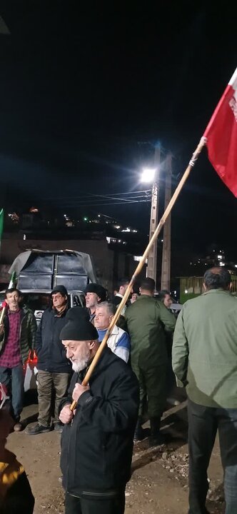 تصاویر / راهپیمایی باشکوه خودرویی مردم شریف شهر رینه لاریجان به مقصد روستای گزانه