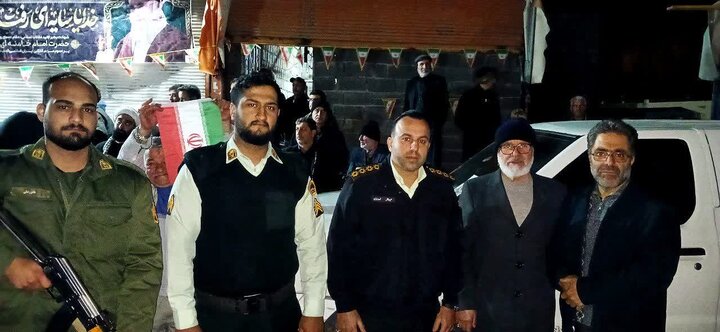 تصاویر / راهپیمایی باشکوه خودرویی مردم شریف شهر رینه لاریجان به مقصد روستای گزانه