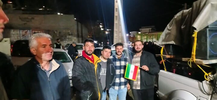 تصاویر / راهپیمایی باشکوه خودرویی مردم شریف شهر رینه لاریجان به مقصد روستای گزانه