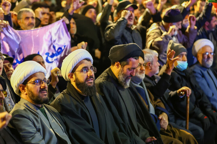 تصاویر/ اجتماع پرشور مردم منطقه دارایی تبریز  پای نظام اسلامی