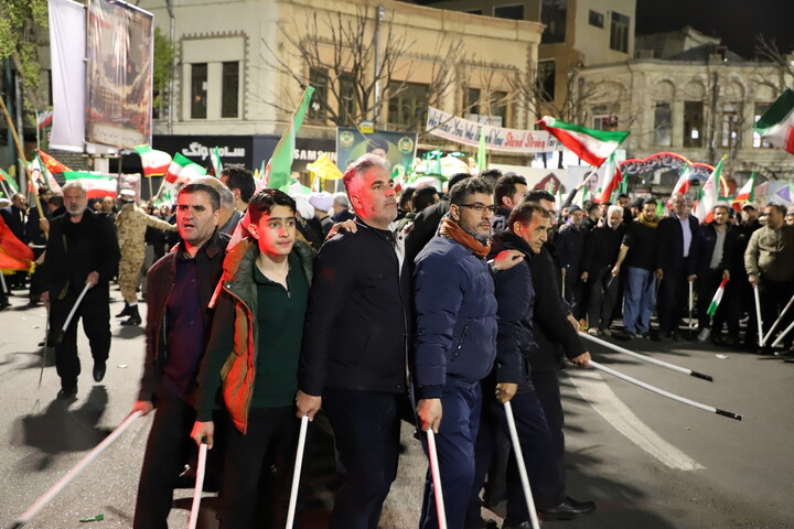 تصاویر/ اجتماع پرشور روحانیت و طلاب تبریز پای نظام اسلامی