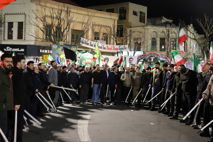 تصاویر/ اجتماع پرشور روحانیت و طلاب تبریز پای نظام اسلامی