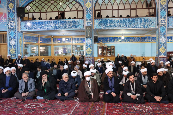 تصاویر/ تجمع روحانیون اردبیل به مناسبت چهلم امام شهید و شهدای جنگ رمضان