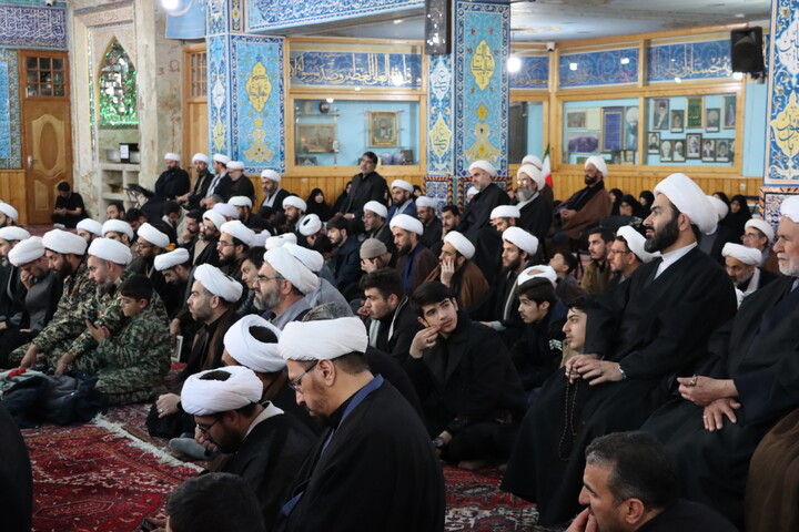 تصاویر/ تجمع روحانیون اردبیل به مناسبت چهلم امام شهید و شهدای جنگ رمضان