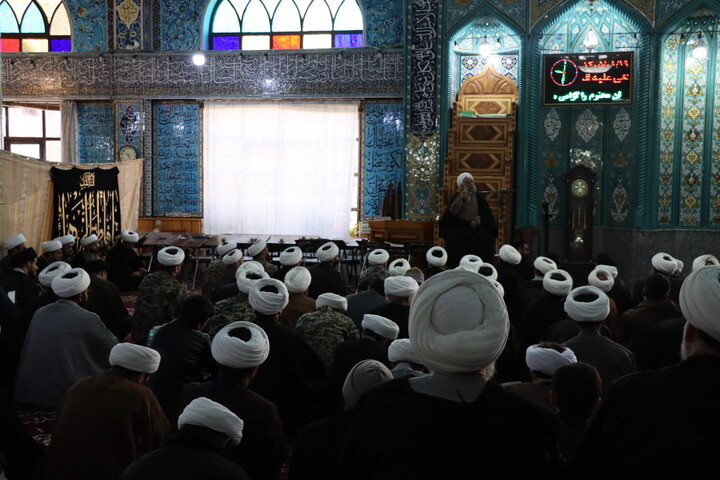تصاویر/ تجمع روحانیون اردبیل به مناسبت چهلم امام شهید و شهدای جنگ رمضان