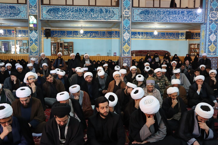 تصاویر/ تجمع روحانیون اردبیل به مناسبت چهلم امام شهید و شهدای جنگ رمضان