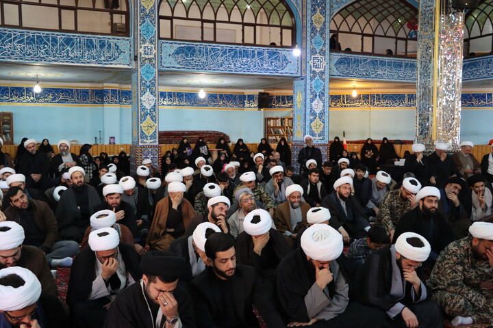 تصاویر/ تجمع روحانیون اردبیل به مناسبت چهلم امام شهید و شهدای جنگ رمضان
