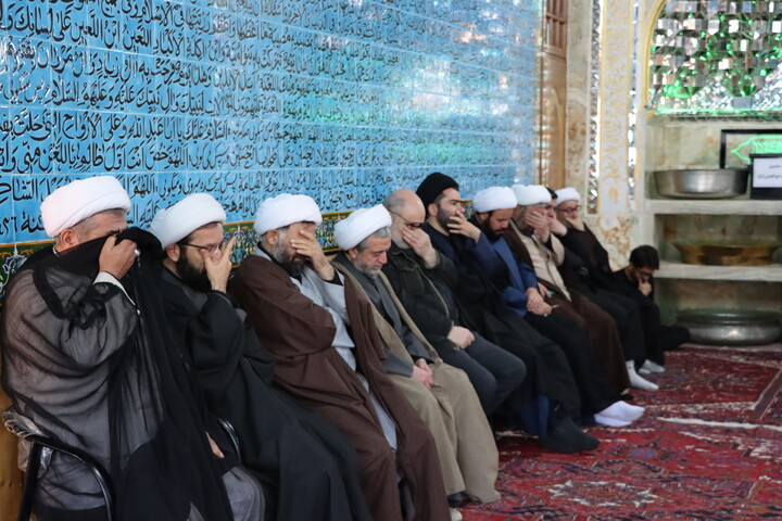 تصاویر/ تجمع روحانیون اردبیل به مناسبت چهلم امام شهید و شهدای جنگ رمضان