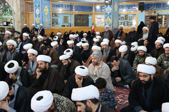 تصاویر/ تجمع روحانیون اردبیل به مناسبت چهلم امام شهید و شهدای جنگ رمضان