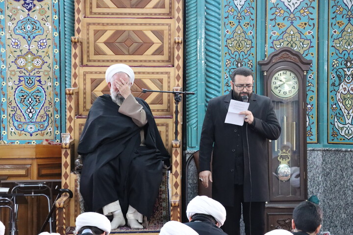 تصاویر/ تجمع روحانیون اردبیل به مناسبت چهلم امام شهید و شهدای جنگ رمضان