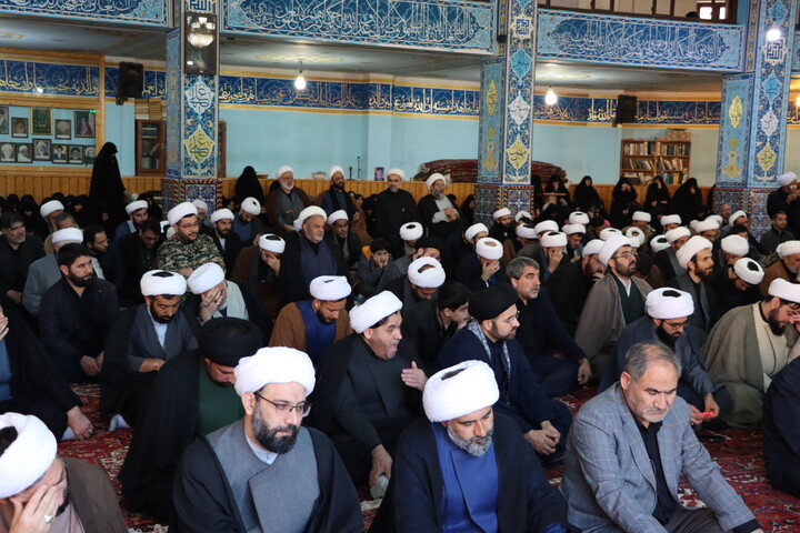 تصاویر/ تجمع روحانیون اردبیل به مناسبت چهلم امام شهید و شهدای جنگ رمضان