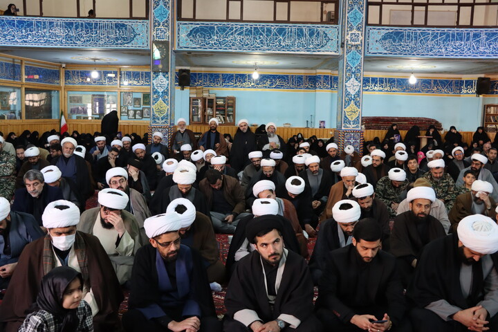 تصاویر/ تجمع روحانیون اردبیل به مناسبت چهلم امام شهید و شهدای جنگ رمضان