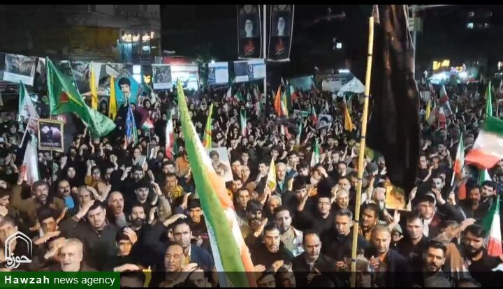 فیلم | غوغای خرم آبادی ها در مراسم اربعین رهبر شهید