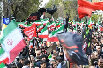 تصاویر/ خروش یکپارچه مردم ارومیه در اربعین شهادت قائد امت اسلامی