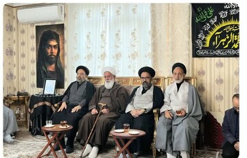 دیدار و  تکریم خانواده شهید محمد آزادی توسط استاد رشاد