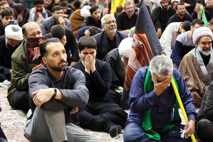 تصاویر/ مراسم اربعین رهبر شهید انقلاب در حرم مطهر بانوی کرامت