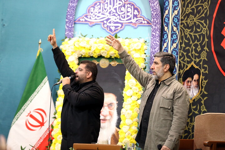 تصاویر/ مراسم اربعین رهبر شهید انقلاب در حرم مطهر بانوی کرامت