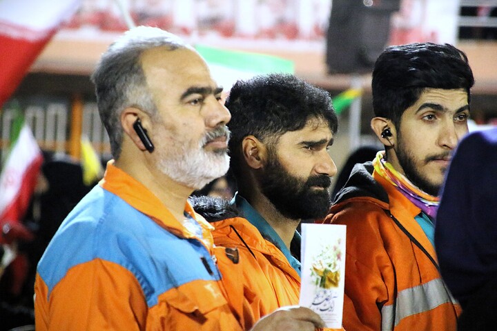 تصاویر/چهلم امام شهید در ورزشگاه شهید باهنر کرمان