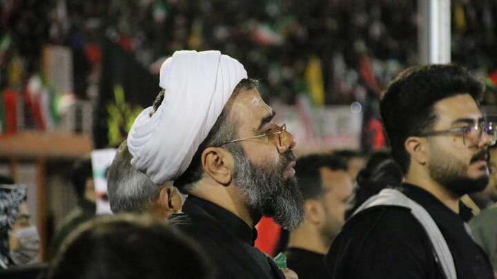 تصاویر/چهلم امام شهید در ورزشگاه شهید باهنر کرمان