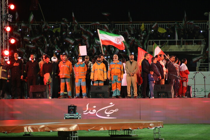 تصاویر/چهلم امام شهید در ورزشگاه شهید باهنر کرمان