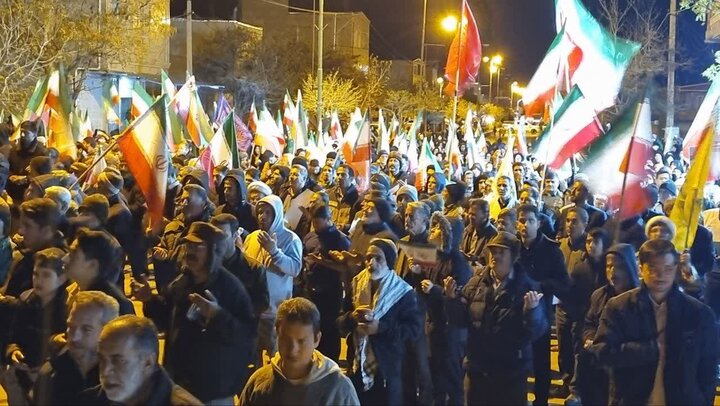 تصاویر/ شب سی‌ونهم دفاع خیابان در رابر