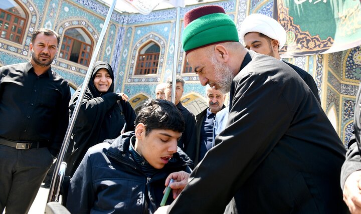 تصاویر/ تشرف قائم مقام تولیت حرم امام حسین(ع) به حرم حضرت عبدالعظیم(ع)
