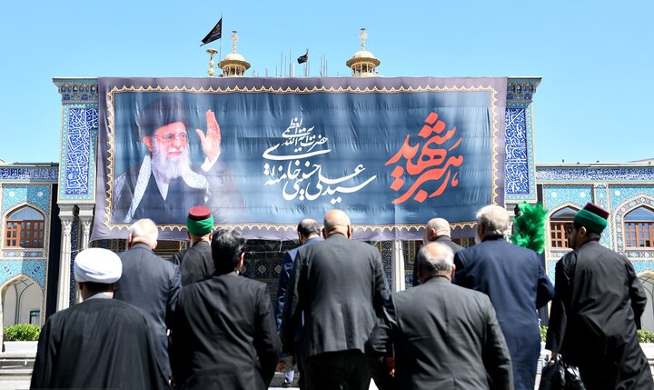 تصاویر/ تشرف قائم مقام تولیت حرم امام حسین(ع) به حرم حضرت عبدالعظیم(ع)