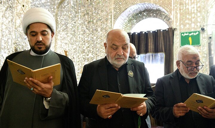 تصاویر/ تشرف قائم مقام تولیت حرم امام حسین(ع) به حرم حضرت عبدالعظیم(ع)