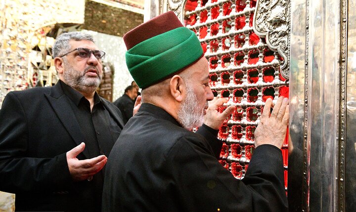 تصاویر/ تشرف قائم مقام تولیت حرم امام حسین(ع) به حرم حضرت عبدالعظیم(ع)