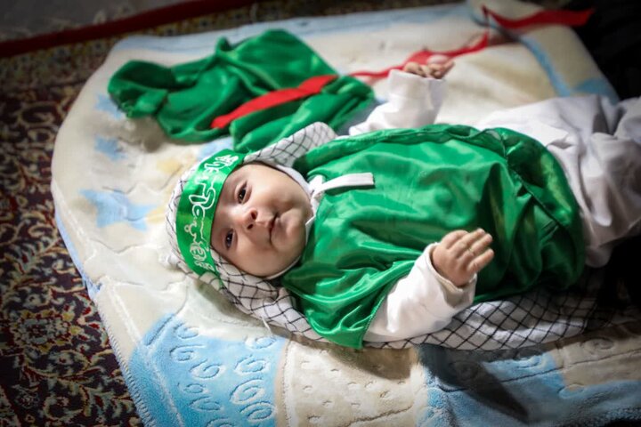 فیلم| بزرگداشت شیرخوارگان شهید