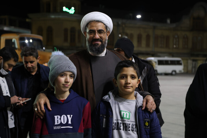 تصاویر / آیین اربعین شهادت قائد امت و دانش‌آموزان میناب در همدان